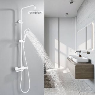 Душевая стойка Rose R3936C белый